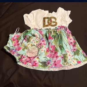 D&G BABY GIRL FLOWER DRESS